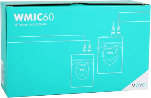 Vista 9 de Movo Sistema de micrófono inalámbrico de solapa, rango de 164 pies, incluye micrófono de mano, micrófono de lav, 2 auriculares, monitoreo de audio