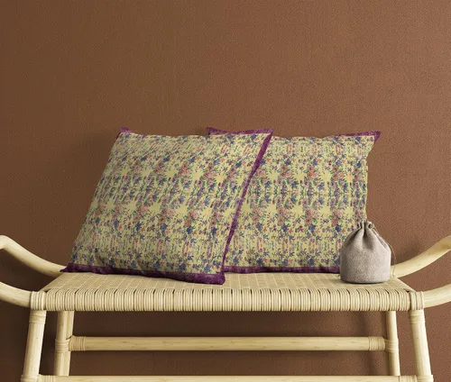 Vista 4 de 2 Pack Pattern Handmade Kilim Cushion Cover Ethnic Pattern Farmhouse Soft Pillow Cover Washable Printed Home Dekor Decorations Bedroom Living Room