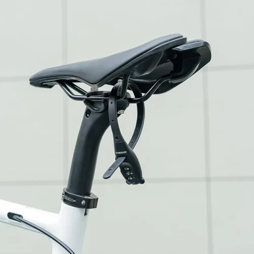 Vista 2 de ROCKBROS Cerradura de bicicleta con brida de cremallera, cerradura de cable pequeño, cerraduras ligeras para gabinete de refrigerador