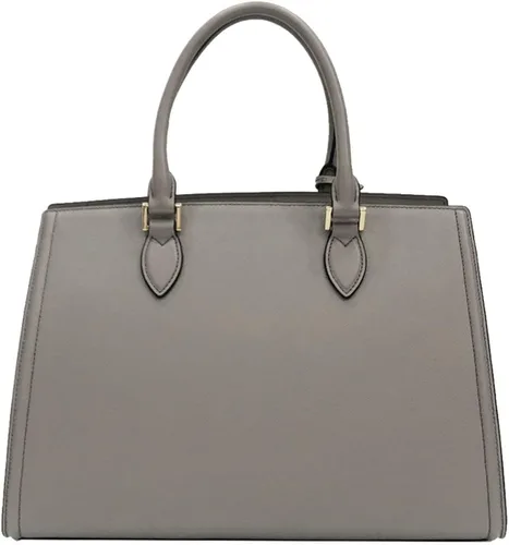 Vista 3 de Prada Saffiano suave becerro Argilla gris bolso 1BA228