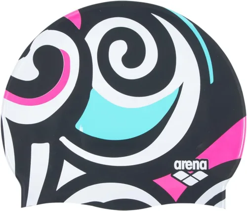 Vista 10 de Arena Gorro de natación unisex de silicona suave para mujeres y hombres, entrenamiento intensivo, cómodo, antideslizante, largo, sombrero de natación