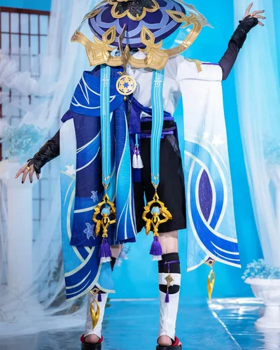 Vista 2 de Nuoqi Venti Cosplay Raiden Shogun Cosplay Yae Miko Cosplay Genshin Impact Cosplay Disfraces