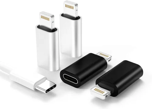 Vista 15 de Paquete de 3 adaptadores Lightning hembra a USB-C macho, tipo de carga para iPhone 11, iPad Pro, Samsung Galaxy S20, Note 10, LG V50, HTC U12, Nexus