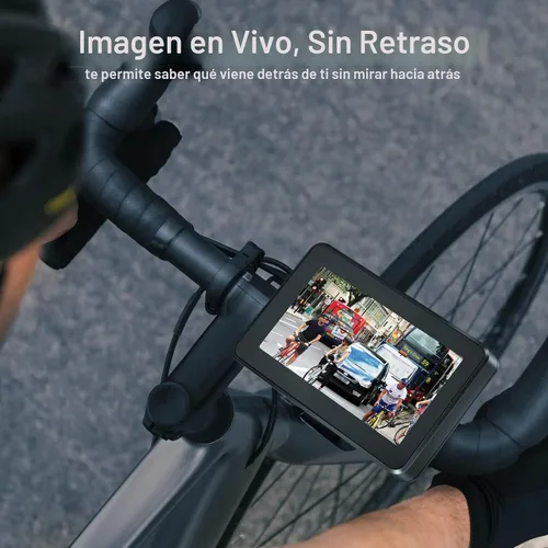Vista 6 de PARKVISION Cámara de visión trasera para bicicleta con monitor de 5000mAh
