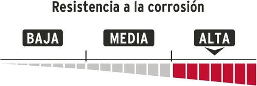 Vista 5 de Cerradura antipalanca, 2.953 in, llave tradicional de cuerpo de latón