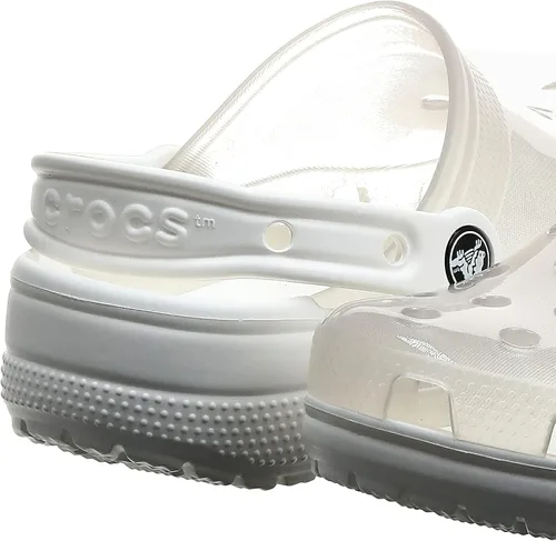 Vista 8 de Crocs Zuecos clásicos brillantes unisex para adultos, zapatos metálicos y con purpurina