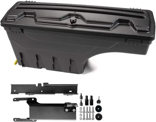 Vista 11 de GRAND ORANGE Caja de herramientas con cerradura para caja de almacenamiento de caja de camiones