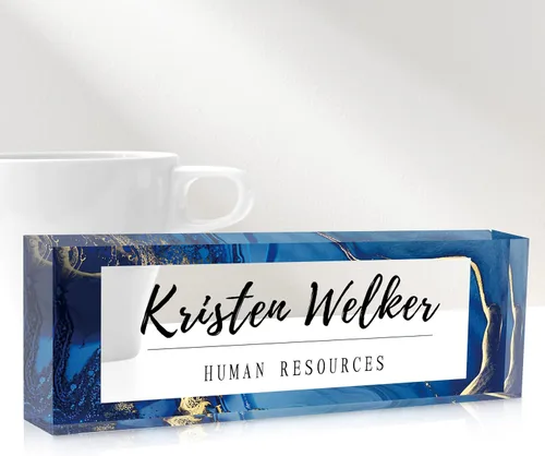 Vista 40 de Gowelly Placa de nombre personalizada para escritorio de oficina, placas de nombre personalizadas para escritorio, regalos personalizados