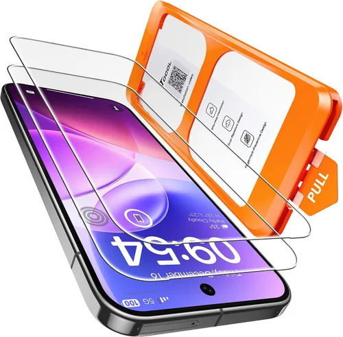 Vista 35 de TOCOL Protector de pantalla para Samsung Galaxy Z Fold 7, dureza 9H, grado militar, inastillable, HD, vidrio templado compatible con funda, 2