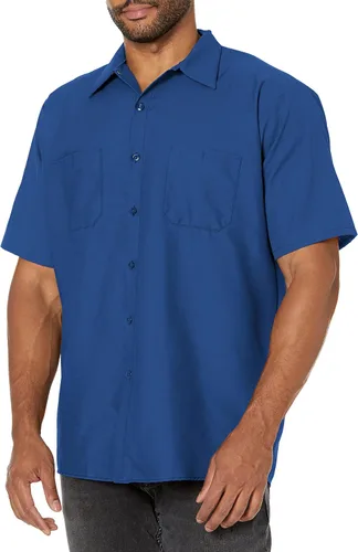 Vista 21 de Red Kap Camisa de uniforme de manga larga para hombre Negro