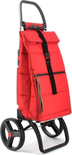 Vista 11 de ROLSER Carrito de compras plegable con ruedas Carrito personal plegable para comestibles Duradero y portátil Coral