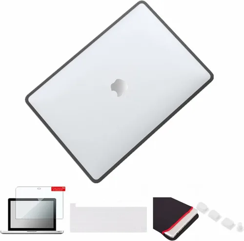 Vista 17 de Se7enline Compatible con MacBook Pro Touch Bar Case 2016/2017/2018/2019, funda rígida mate para Mac Pro de 13 pulgadas, A1706/A1989/A2159, funda