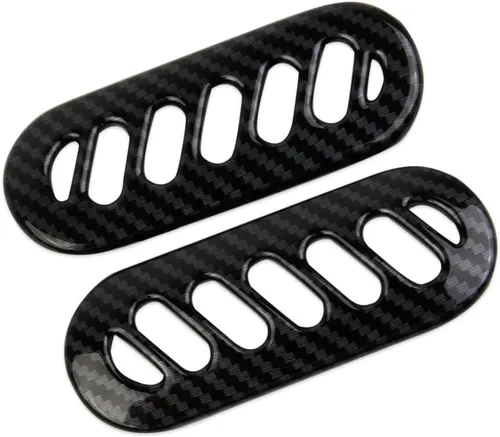 Vista 4 de Cubierta interior de fibra de carbono estilo A-Pillar Vent Air Outle Cover Trim para Chevy Corvette C5 1997-2004