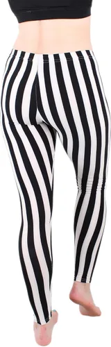 Vista 3 de Carnival Legging de microfibra suave estampado de longitud completa para mujer