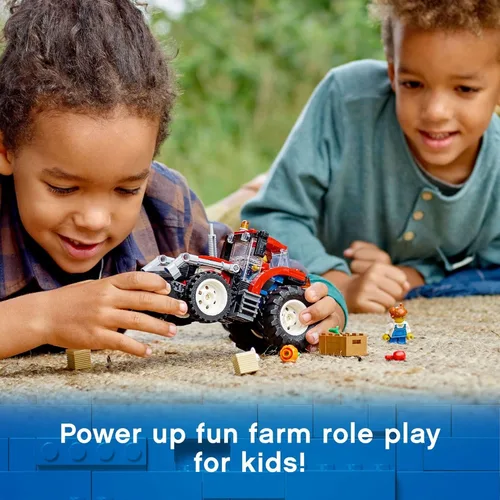 Vista 2 de LEGO City Grandes Vehículos Tractor 60287 - Juego de juguetes de construcción para niños, niñas y niños a partir de 5 años (148 piezas)
