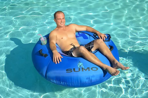 Vista 4 de SWIMLINE Tubo inflable de 54 pulgadas cubierto de tela SOLSTICE SUMO