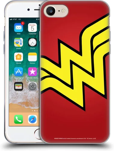 Vista 30 de Head Case Designs Funda de gel suave con licencia oficial de Wonder Woman DC Comics Classic Logos compatible con Apple iPhone 7 Plus/iPhone 8 Plus