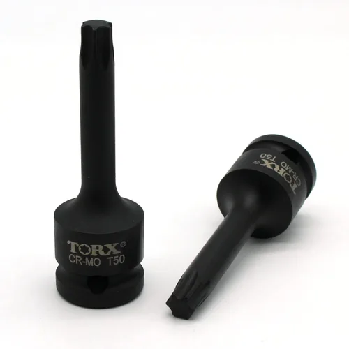 Vista 11 de TMAX 9p T20-T70 3" Torx Star 6 puntos negro impacto broca zócalo, 1/2