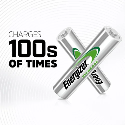 Vista 3 de Baterías AAA recargables universales Energizer Recharge (paquete de 8), baterías Triple A
