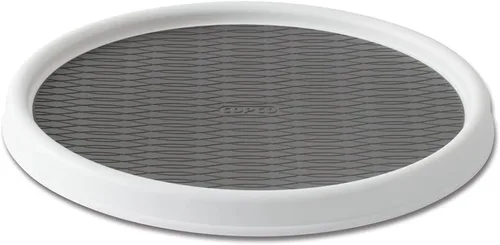 Vista 19 de Copco 5234754 Plato Giratorio Lazy Susan Antideslizante para Despensa, 12 Pulgadas, Blanco/Aguamarina