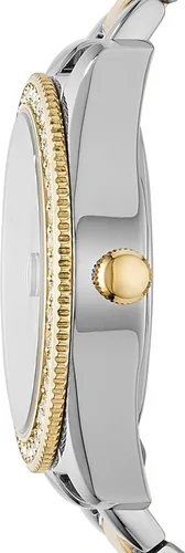 Vista 2 de Fossil Scarlette - Reloj de cuarzo de acero inoxidable para mujer