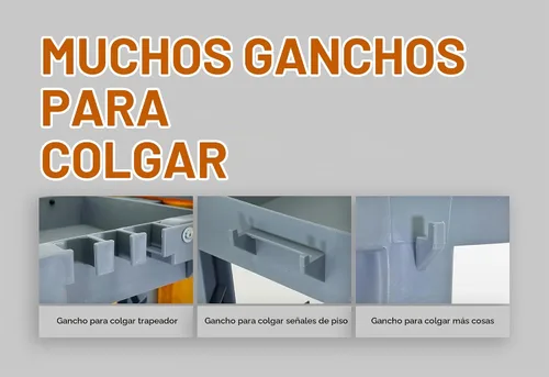 Vista 7 de Carro de limpieza comercial