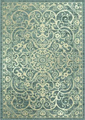 Vista 18 de Maples Rugs Pelham - Alfombra vintage para sala de estar y dormitorio [Hecha en EE.UU.]