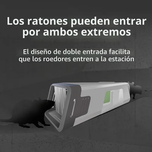 Vista 11 de Victor Fast-Kill Brand - Estación de cebo de veneno recargable para ratón, 20 cebos, diseño de doble entrada, M923