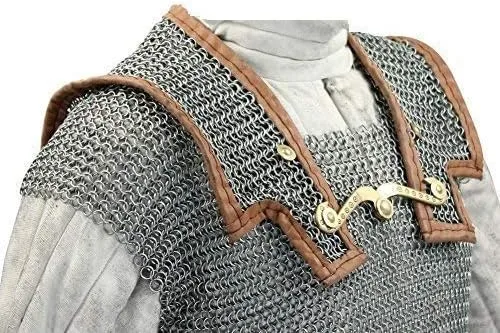 Vista 3 de Medieval Warrior Lorica Hamata Roman Chainmail Armor