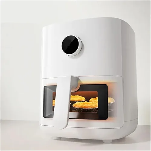 Vista 2 de Mini freidora de aire - Esenciales alimentarios y ayudantes familiares Freidora de aire inteligente Freidora eléctrica sin aceite, temporizador