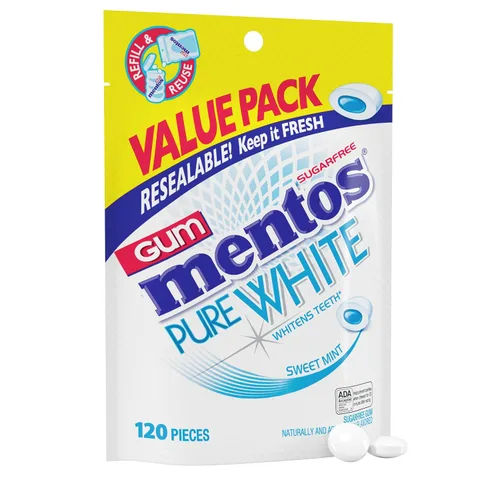 Vista 7 de Chicles sin azúcar Mentos Pure Fresh