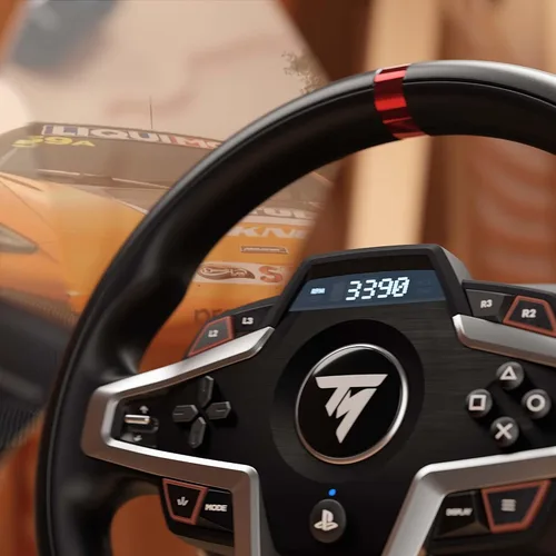 Vista 2 de Thrustmaster T248P, Racing Wheel and Magnetic Pedals, HYBRID DRIVE, Magnetic Paddle Shifters, Dynamic Force Feedback, Screen with Racing Information