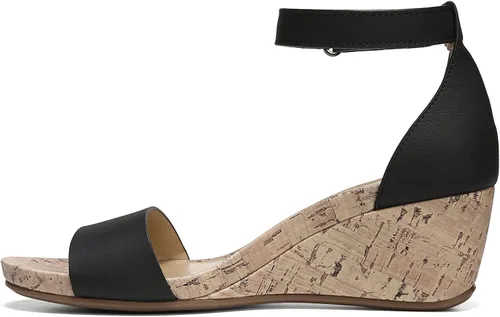 Vista 4 de Naturalizer Sandalias de cuña Areda para mujer, Beige