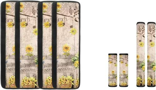 Vista 28 de DISNIMO Fundas para manija de puerta de refrigerador con calabaza otoñal, 8 piezas Kithchen para nevera, microondas, horno, lavavajillas, protector