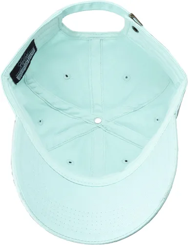 Vista 6 de Gorra de béisbol clásica Falari, sombrero de papá 100% algodón suave, talla ajustable Aguamarina