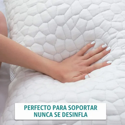 Vista 7 de Juego de 2 almohadas tamaño Queen, ajustable, rayón derivado de bambú