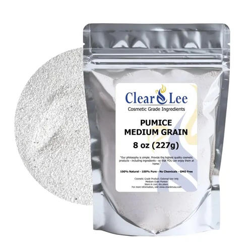 Vista 18 de ClearLee Piedra pómez de grado cosmético – 100% grano/polvo natural puro – excelente para exfoliación de la piel en jabones caseros DIY