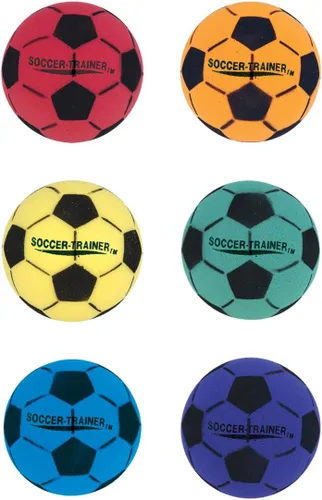 Vista 3 de Champion Sports Soccer and Volleyball Foam Ball Sets of 6 – Soft 8 Inch Diameter Ultra-Light Foam - Lightweight & Durable for Indoor Play, Safe &