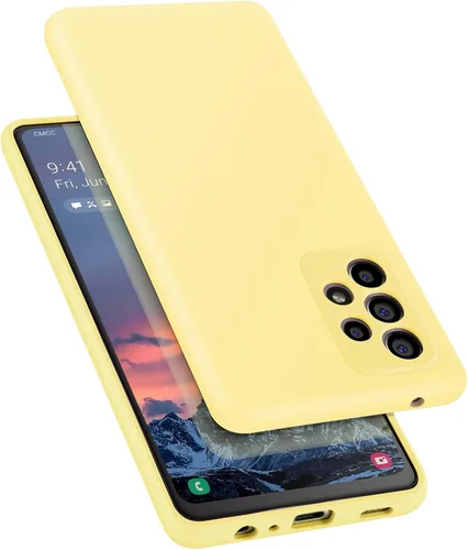 Vista 8 de Funda diseñada para Galaxy A52 5G / A52s 5G, silicona líquida de goma a prueba de golpes, forro de tela de microfibra suave, compatible con Galaxy