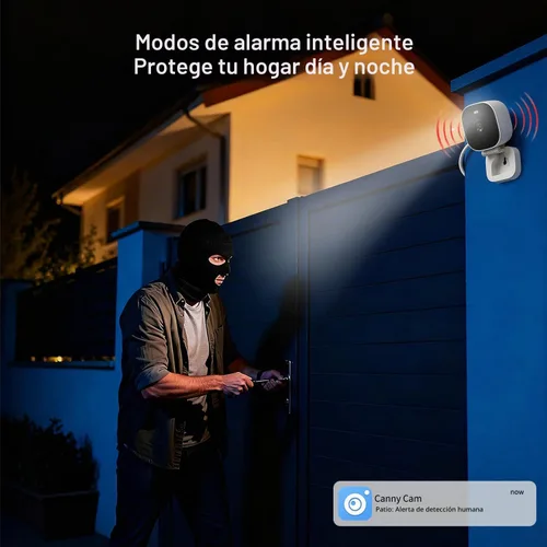 Vista 6 de VIMTAG Cámaras 5G/2.4G 4MP para seguridad del hogar, cámara exterior/interior para perro/gato/mascota/niñera/bebé, con cable, visión nocturna a