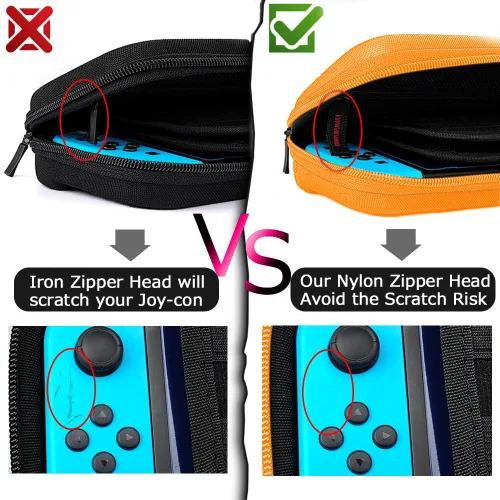 Vista 53 de daydayup Switch Carrying Case Compatible with Nintendo Switch 2, with 24 Games Cartridges Protective Hard Shell Travel Carrying Case Pouch for