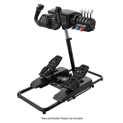 Vista 3 de Turtle Beach VelocityOne Universal Stand for Flight Simulation & Racing Simulation Accessories with adjustable height design, metal construction