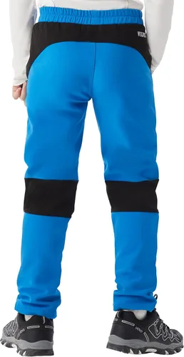Vista 4 de WULFUL Pantalones de esquí de nieve impermeables para niños y niñas al aire libre de forro polar para senderismo, pantalones de snowboard aislados