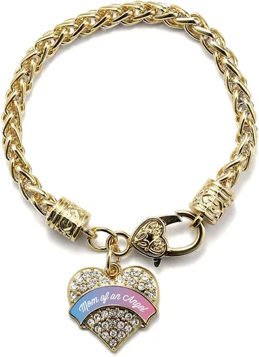 Vista 137 de Inspired Silver - Pulsera de plata con dije de corazón pavé con circonitas cúbicas