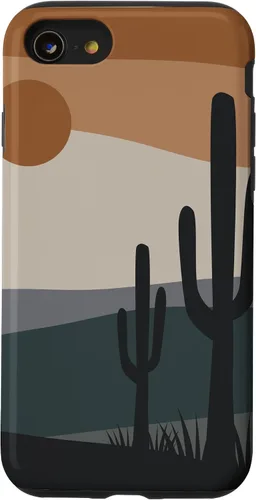 Vista 18 de Cute Desert Cactus Terracotta Southwestern Aesthetic Boho Case for iPhone 17