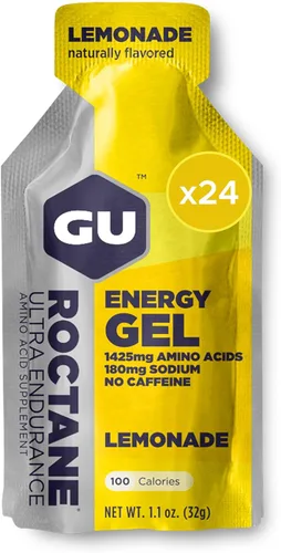 Vista 11 de GU Energy Roctane Ultra Endurance Gel Energizante, Vegano, Sin Gluten, Kosher y Sin Lácteos, Nutrición Deportiva Para Correr, Andar en Bicicleta