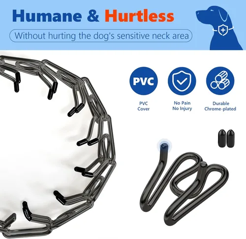 Vista 3 de Supet Collar de entrenamiento para perros sin tirones, collar de entrenamiento ajustable con hebilla para perros pequeños, medianos y grandes
