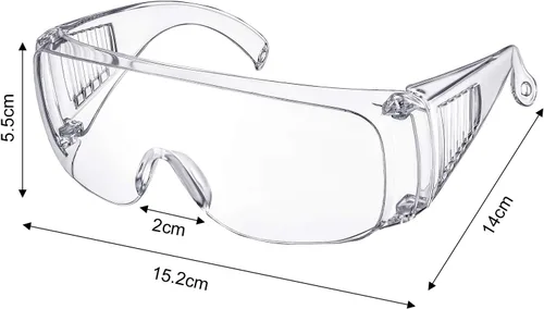 Vista 2 de Gafas de seguridad antivaho de policarbonato con lente resistente a los impactos para laboratorio de construcción al aire libre