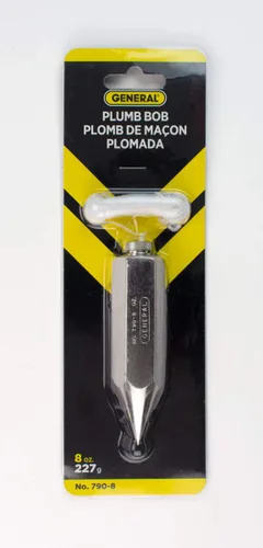 Vista 5 de General Tools & Instruments plomada de acero hexagonal de 12 onzas
