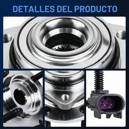 Vista 4 de Autoround Conjunto de Cubierta de Rueda Delantera y Rodamiento 513188 Compatible con Chevy Trailblazer SSR, GMC Envoy, Buick Rainier, Oldsmobile